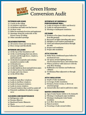√ Free Printable Residential Energy Audit Checklist Template ...