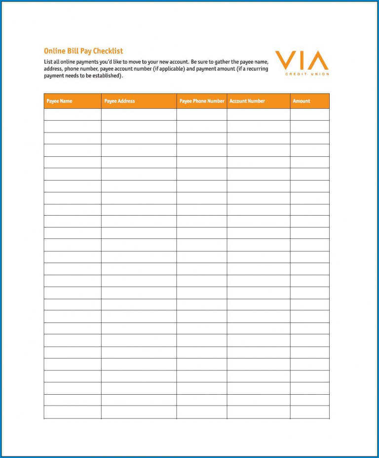 √ Free Printable Accounts Payable Checklist Template | Checklist Templates