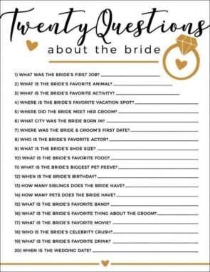 √ Bridal Shower Checklist Template (Free Printable) | Checklist Templates